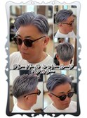 グレーパール☆シャドールーツ＆ツーブロックスキンフェード