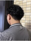MEN’S HAIR/サーフカール/刈り上げセンターパート/柏