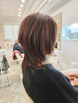 ベージュカラー♪ウルフスタイル