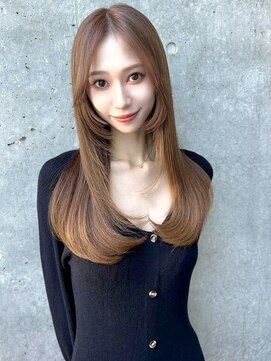 ユアーズ ヘア 恵比寿本店(youres hair) 髪質改善トリートメントで叶う美髪ストレート 艶髪 前髪
