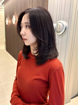 パルス ヨコハマ(PULSE yokohama) 横浜髪質改善ミディアムハイレイヤーウルフ透明感グレージュ