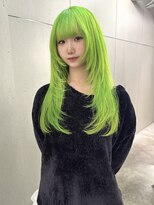 ジェム(GEM)&nbsp;《YURI》ネオングリーン／ライムグリーン／レイヤーカット