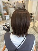 [摂津本山駅/髪質改善/明るい白髪染め/ショート/ショートボブ]