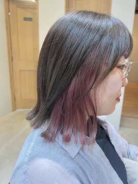 エラ(Ella) インナーカラーラベンダーピンク