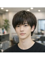 アンフィニー 銀座(ANFINI) ナチュラルマッシュ東京銀座メンズヘア長め刈り上げなし韓国髪型