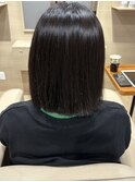 艶髪縮毛矯正/切りっぱなしボブ