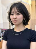 髪質改善ダブルカラーレイヤーボブハッシュカットハイライト