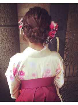 アイルビーヘア(I'll b hair) 【下北沢*I'll b hair*】袴に似合う★タンバルモリ編み込みset