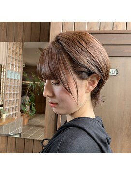 ピースリーヘア バイ カーサ(peathree.hair by CASA) ショート×外ハネ