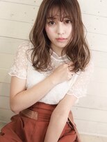 ルノン フィージュ(LUNON fieju)&nbsp;透明感抜群！ゆるふわミディ　モカベージュ