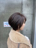 ビグディーサロン(BIGOUDI salon koshien)&nbsp;【丸岡大介】ショートボブ×欧米人風ツヤカラー