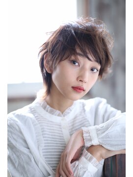 クレドガーデン 川口店(CRED GARDEN) シャギーバング×タイトショートウルフ