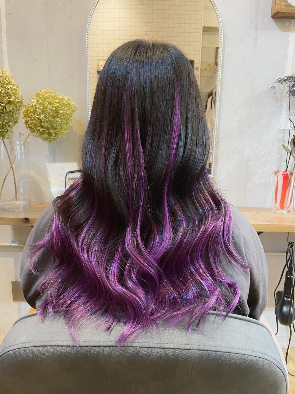 【パープル】グラデーション・シャークコスチューム シールエクステ】パープルグラデーション：L112516816｜ラグシス