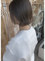 バンビ プライベート サロン(Bambi private salon)&nbsp;インナーカラーベージュ*前下がり切りっぱなしボブ*Bambi松平愛