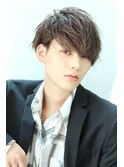 耳かけ　アシメマッシュ【サイドパート】2ブロック刈り上げ