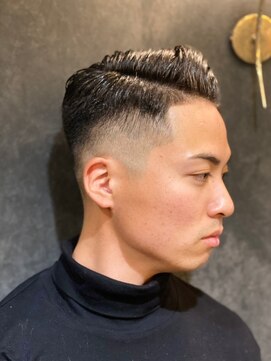 ヒロギンザ 八重洲店(HIRO GINZA) かき上げニュアンスマッシュサイドパート韓国マッシュフェード