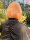 ba384ニュアンスカラー2wayバングヴェールカラーオン眉ショート