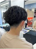 2.30代に人気◎大人のルードヘア波巻きツイストスパイラルパーマ