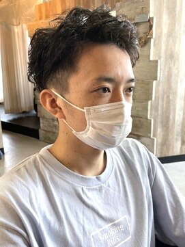 アルム(hair salon Alum) メンズピンパーマ 無造作パーマ くせ毛風スタイル