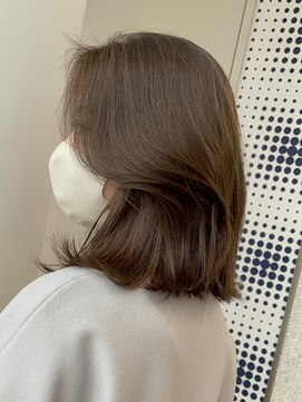 ザックジングウ 表参道(ZACC JINGU) レイヤーボブ/外ハネボブ/ベージュカラー