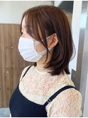 〇韓国ヘア 顔まわりレイヤー クアンクヘア レイヤーカット