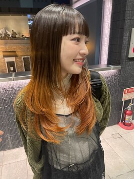 スニュウ(snuw) オレンジロングレイヤー