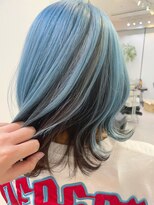 グーフィートーキョー 銀座(Goofy Tokyo)&nbsp;Gooy銀座/逆インナーカラー/水色/スカイブルー/東京