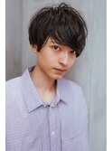 大人かわいい前髪セシルカットココアブラウンフリンジウェーブ