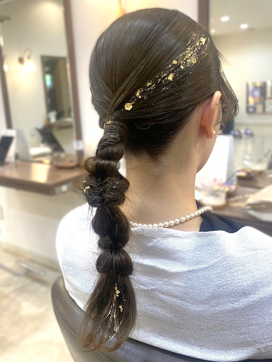 ヘアアレンジセット ✿ Bob up style♡ #ヘアアレンジ#ヘアセット#アレンジ動画#結婚