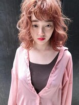 ヴァージ(Verge)&nbsp;レイヤーカット/ウェーブパーマ/前髪/こなれミディ[代官山駅]