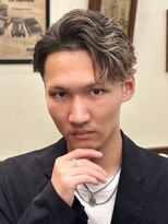 ヒロギンザ 新橋銀座口店(HIRO GINZA) 七三かき上げパーマ