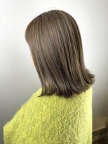 ヘアデザイン アンジェロカフェ(Hair Design Angelo cafe)&nbsp;極細ハイライトシェルグレージュ♪
