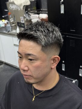 ダムディートウキョウヘアーラウンジ 上野店(DAMDEE TOKYO hair lounge) ホワイトメッシュ