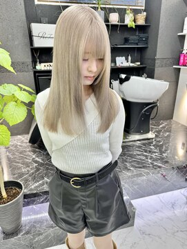 チュダック(ChuDuck) 韓国風《ミルクティー》ハイトーン/ケアブリーチ/ダブルカラー