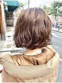 ボブ×パーマ