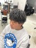 カット＋ツイスパ波巻きパーマ￥11,900