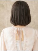 グレーベージュアッシュ美髪ワンカール小顔ボブ314X越谷30代40代