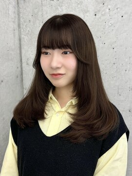 アイシー 表参道(ICY) ワンカールレイヤーカット/マロンベージュ/ブラウン