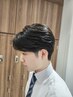 【男性限定】　カット＋メンズ縮毛矯正(曲がる縮毛矯正)和田担当/指名料込み