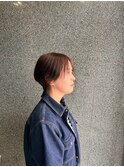 ショートボブシークレットカラーストレート