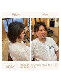お客様髪質改善データ1861（メンズウルフ）