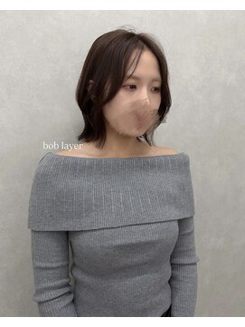 ロウ 札幌(ROW) ボブレイヤー/レイヤーカット/韓国スタイル