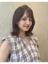 ベル 表参道店(Belle)&nbsp;マロンベージュ＊外ハネミディアム