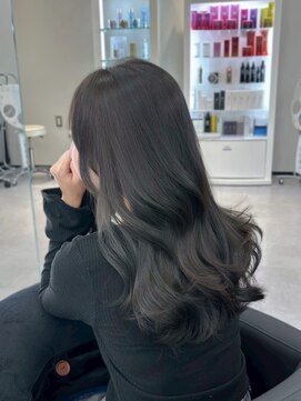 ブリーチなしダブルカラー☆グレーベージュ☆20代30代40代