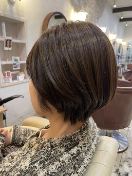 大人ショートボブ