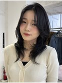 レイヤーカット韓国ヘア吉祥寺