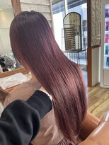 アンド ティグル クマモト(&.TIGRE KUMAMOTO)&nbsp;ブリーチ1回～ラベンダーピンクカラー