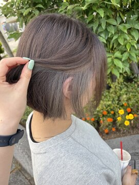 トリート 津田沼店(TREAT) インナーカラー×グレー