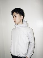 メリケンバーバーショップ トーキョー(MERICAN BARBERSHOP TYO)&nbsp;メンズカットバーバースタイルスパイキーショートフェードボウズ