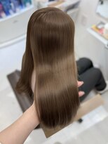 ハピネス 梅田茶屋町店(HAPPINESS)&nbsp;韓国風/レイヤーカット/顔周り/顔まわり/髪質改善/ベージュ